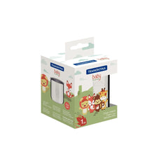 Copo Infantil Tramontina Baby Friends Em Aço Inox 340 Ml Ergonômico Resistente Para Crianças