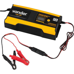 Carregador Inteligente Bateria 30-200Ah 6/12V 220V Vonder CIB220 Proteção Curto-Circuito