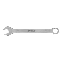 Chave Combinada Stels 11mm Aço Cromo-Vanádio 30° 5° Inclinação 38-55 HRC
