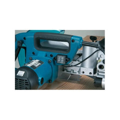 Serra de Esquadria Industrial 1400W Chave Coletor de Pó Esquadro Morsa Disco LS0815FL 127V Makita