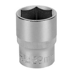 Soquete Sextavado 1/2'' 22mm Aço CrV Stels 1382255 Alta Resistência