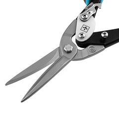 Tesoura Para Chapa Bico Longo 290mm Aço Cromo Molibdênio 1.2mm 0.7mm Corte Reto