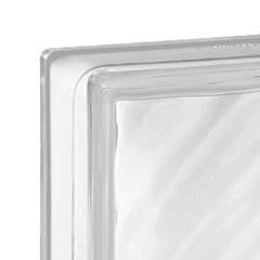 Tijolo de Vidro 19 x 19 x 8 cm Digona New Translúcido 10 Unidades Tradestar