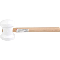 Martelo De Borracha 80mm Branco Nove54