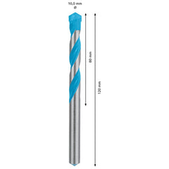 Broca Bosch Expert Cyl-9 Multiconstruction 10X80X120mm 8Pçs