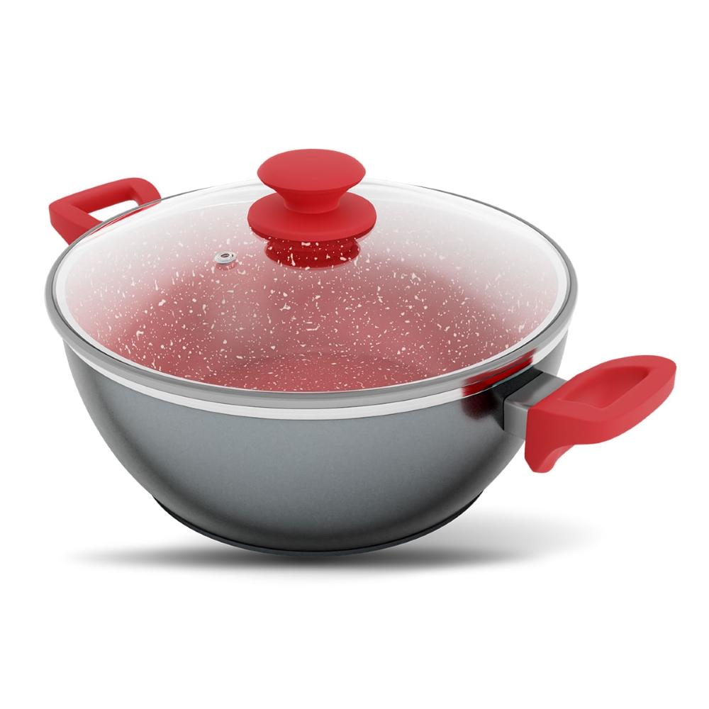 Panela Com Revestimento de Cerâmica Redstone Definitive PPH280ACR Philco 6,1L Cabo Emborrachado