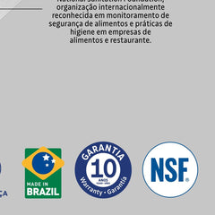 Faca Utility Tramontina Solutta 15 Cm Aço Inox Cabo Policarbonato Fibra De Vidro Certificada NSF