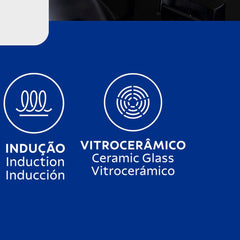 Frigideira Tramontina Solar Silicone 20 Cm 1,3 L Aço Inox Fundo Triplo Indução