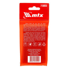 Broca Para Metal Polida HSS 5/32'' 10 Peças Aço Rápido MTX Durável