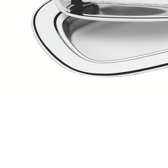 Manteigueira Tramontina Service Retangular Aço Inox Com Tampa Utensílio Elegante Cozinha