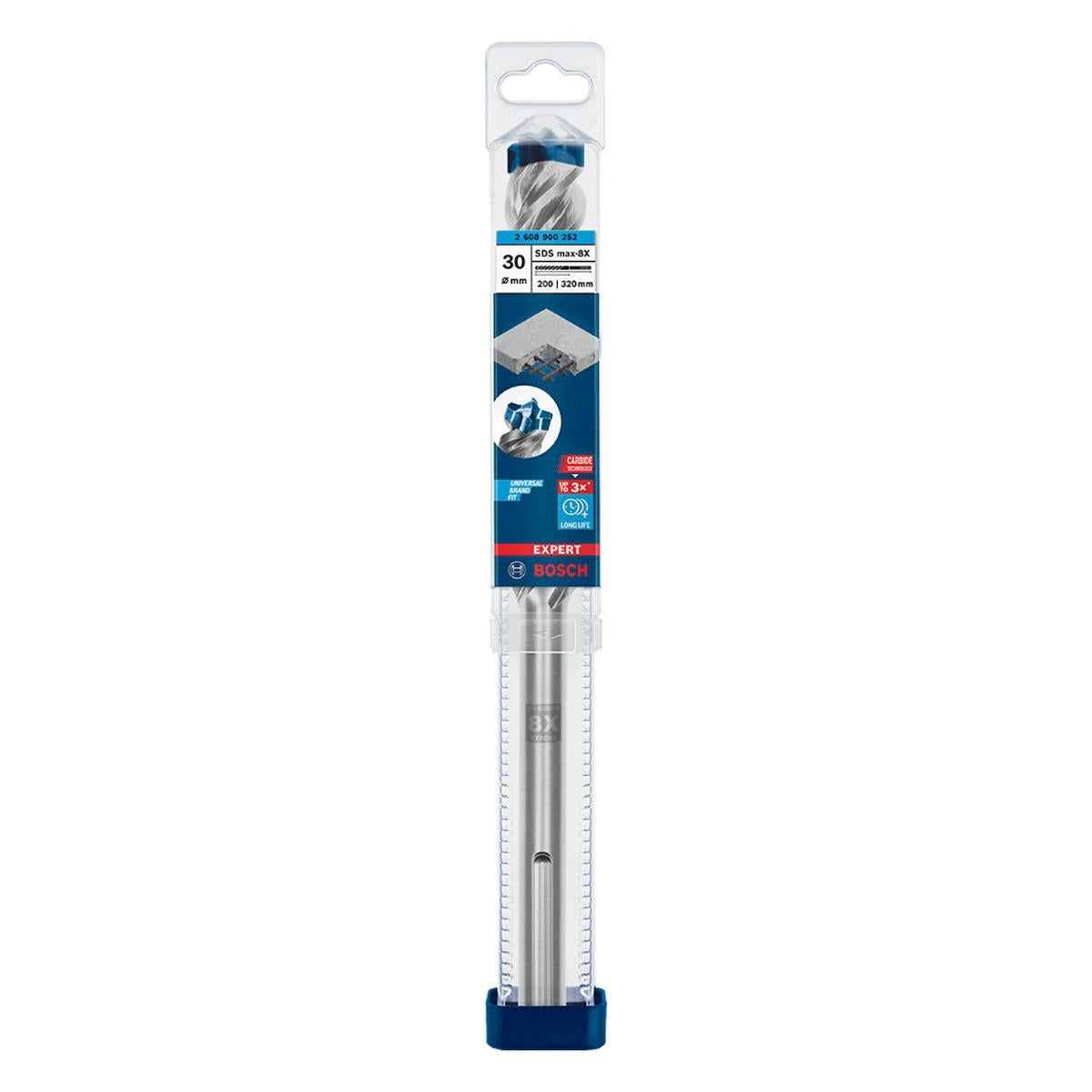 Broca Para Concreto Bosch Expert Sds Max-8X Ø30X200X320mm