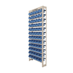 Estante Gaveteiro com 60 Gavetas n3 Azul e bege Presto