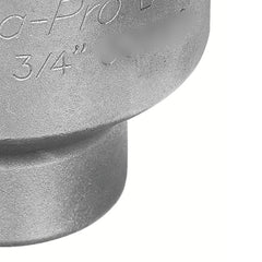 Soquete Estriado 19 mm 3/4 Hyper Drive Aço Cromo Vanádio Norma DIN 3124 Cromado Tramontina PRO