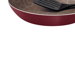 Frigideira Antiaderente Tramontina Paris 26 Cm 1,8 L Vermelha Com Espátula De Nylon Starflon Max