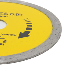 Disco Diamantado 110 mm Continuo Pro Furo 20 mm Tradestar