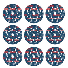 Jogo De Disco De Lixa Bosch Expert O780 125mm C/ 9 Un