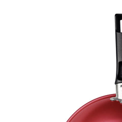 Wok Tramontina Loreto 24 cm 2,2 L Antiaderente Starflon Max Alumínio Vermelho 1,4 mm Fogão Gás