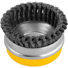 Escova Copo 5'' Rosca M14 6500Rpm Aço Carbono Torcido Vonder