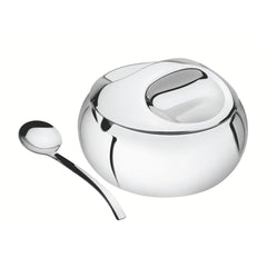Kit Para Farinha Tramontina Service Aço Inox 2 Peças 13,5 Cm Brilho