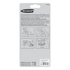 Alicate Desencapador de Fios Corte 0.5-8mm Aço Cabo Emborrachado 1PC Gross 1772155