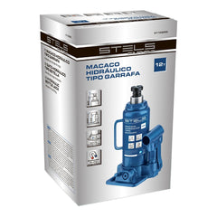 Macaco Hidráulico 12 Toneladas Garrafa 230-465mm Stels 5110855 Profissional
