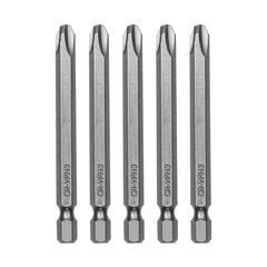 Bits Philips Ph3 1/4 Pol. 75mm 6mm Aço CrV 54 HRC 5 Unidades MTX