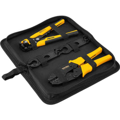 Conjunto Alicate Crimpador e Desencapador com 4 peças Vonder