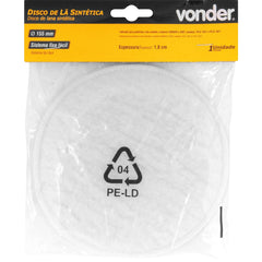 Disco de Lã Sintética 155 mm Fixa Fácil Vonder