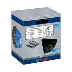 Escova De Aço Bosch Pro Metal Heavy Trançado 75mm