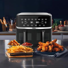 Fritadeira Air Fryer Philco PAF10A 10L Cesto Duplo 2000 Watts 220V