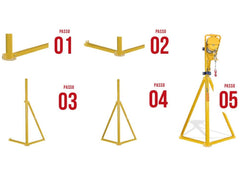 Pedestal Com Capacidade De 1000Kg Menegotti