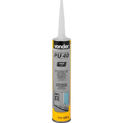 Selante Poliuretano Pu40 420G Cinza Vonder Alongamento 500% Vedação Flexível