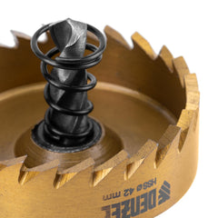 Serra Copo Para Metal Revestimento Nitreto Titânio 42mm Denzel 72411455 Precisão Durabilidade