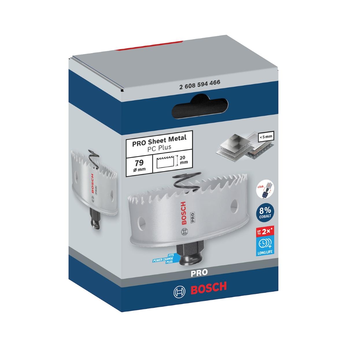 Serra Copo Bosch Pro Sheet Metal Power Change Plus 79mm