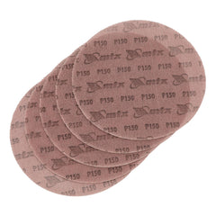 Disco de Lixa Telado com Velcro Grão 150 Diâmetro 180mm 5 Peças para Parede e Teto