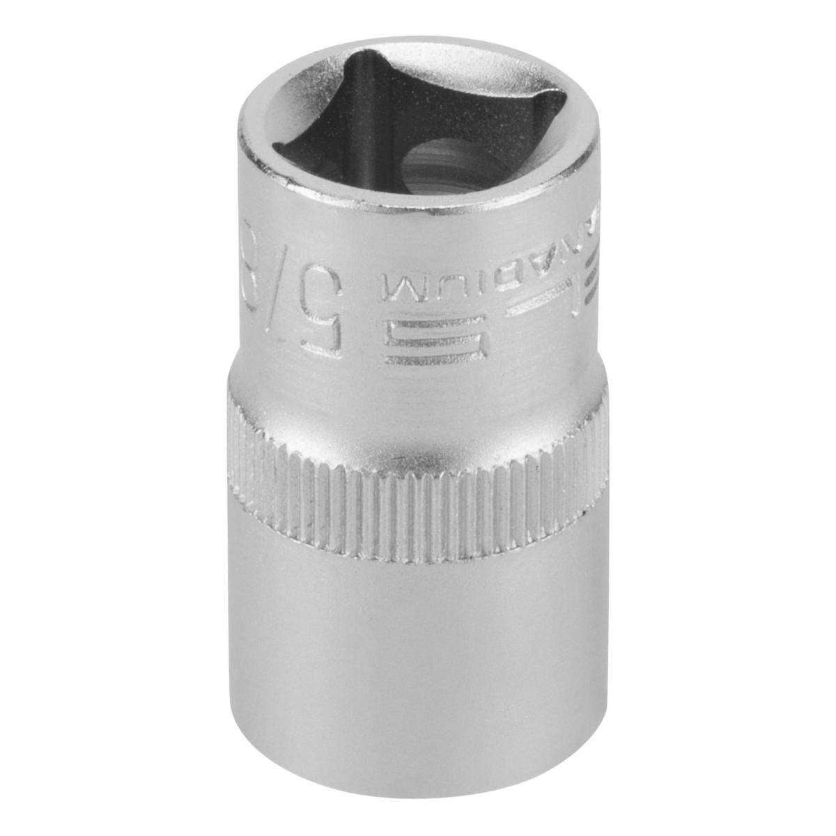Soquete Sextavado 1/2'' 17mm CrV Longo Stels 1384955 Alta Resistência