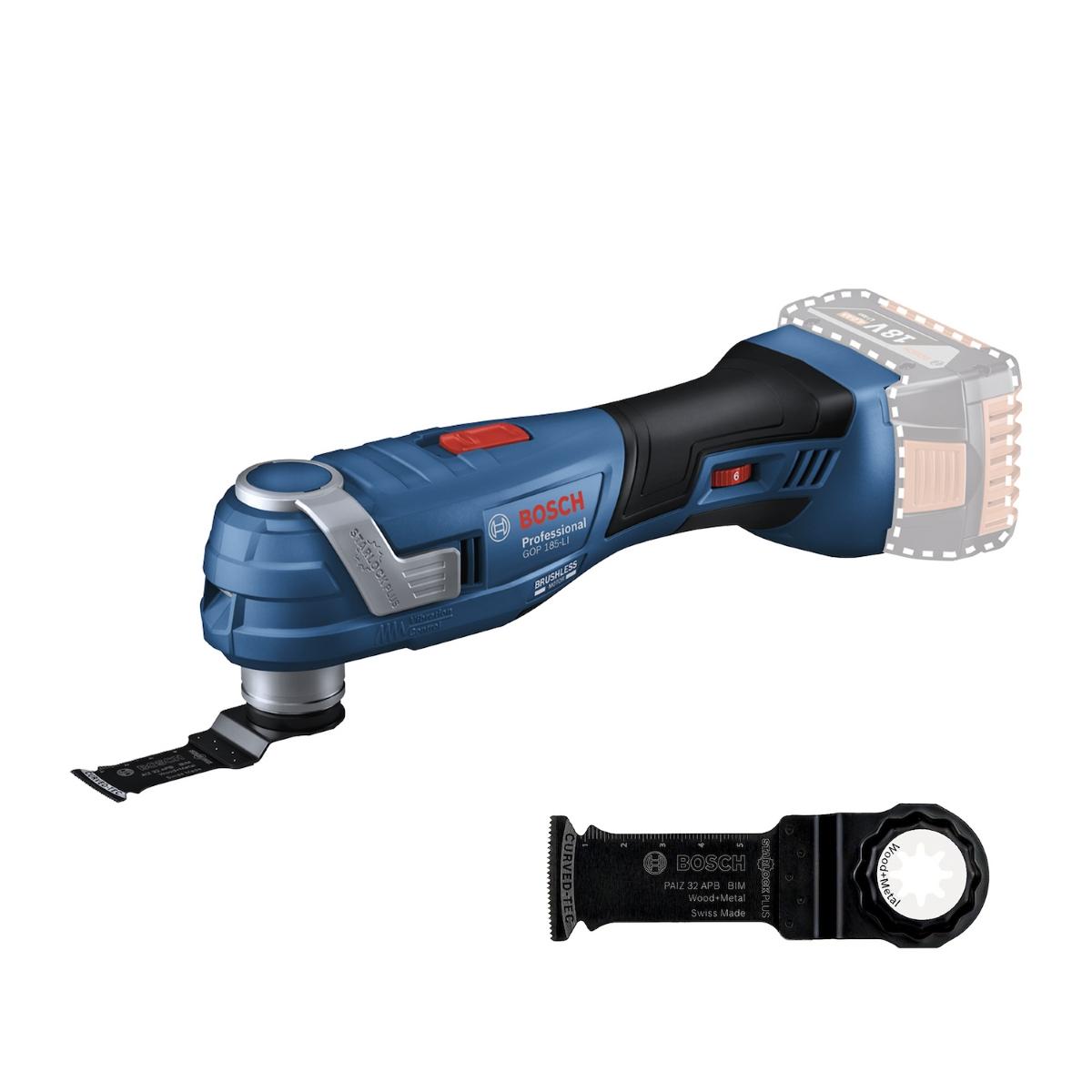 Multicortadora Bosch Gop 185-Li 18V Brushless Sem Bateria