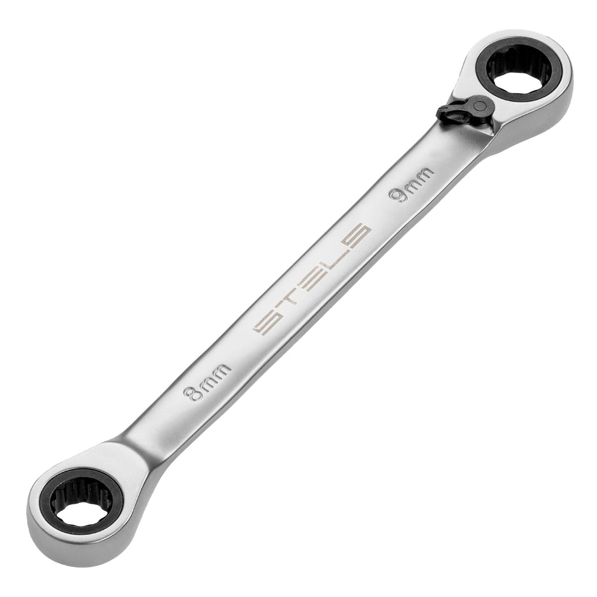 Chave Estrela com Catraca CrV 8-9mm Cromado Stels 1453155 Ferramenta Inovadora