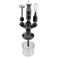 Mixer BMX400P 500W 3 em 1 Britânia Preto Com Jarra Copo Batedor de Claras 220V