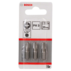 Ponta Para Parafusar Bosch Extra Hard Ph3 25mm Philips 3U