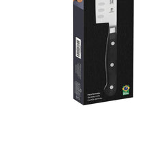 Faca Santoku Tramontina Century 5 Polegadas Aço Inox Policarbonato Preto