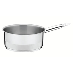 Panela Profissional Aço Inox 16 Cm 1,3 Litros Fundo Triplo Sem Tampa