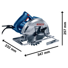Serra Circular Bosch Gks 150 1500W 220V 2 Discos E Guia