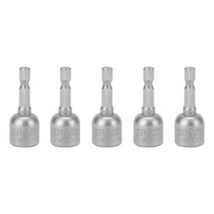 Soquete Magnético Parafusadeira 7/16 Pol 45mm 5 Pçs Precisão Profissional
