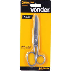 Tesoura para alfaiate 15 cm metálica Vonder