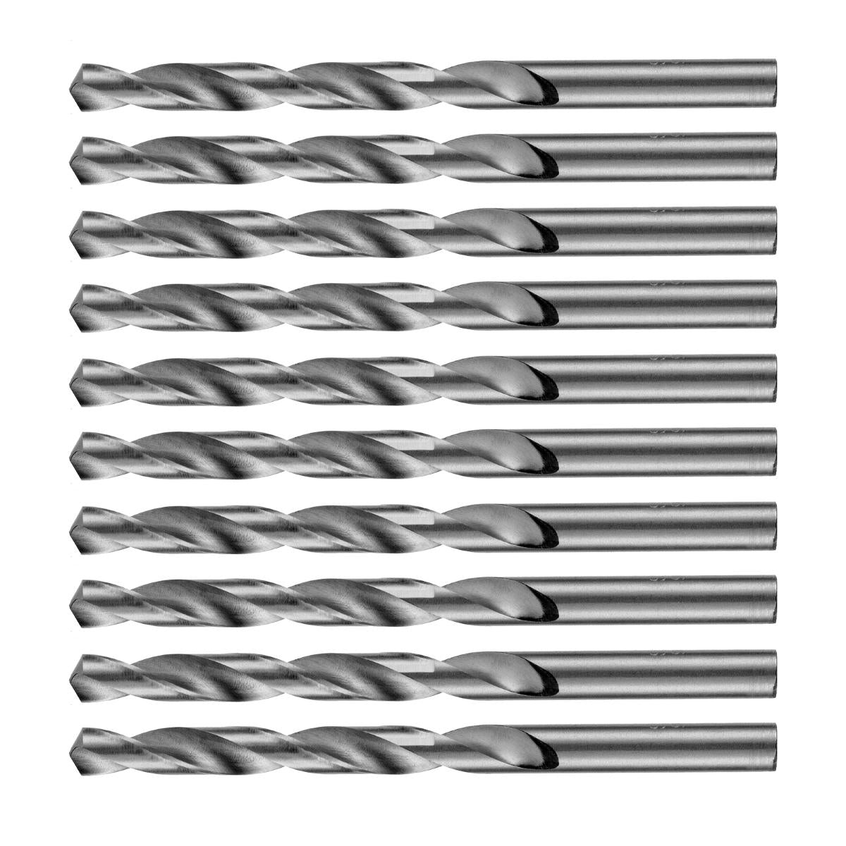 Broca Aço Rápido Standard Para Metal Haste Cilíndrica 10pcs 5/16pol MTX Alta Precisão