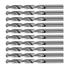 Broca Aço Rápido Standard Para Metal Haste Cilíndrica 10pcs 5/16pol MTX Alta Precisão