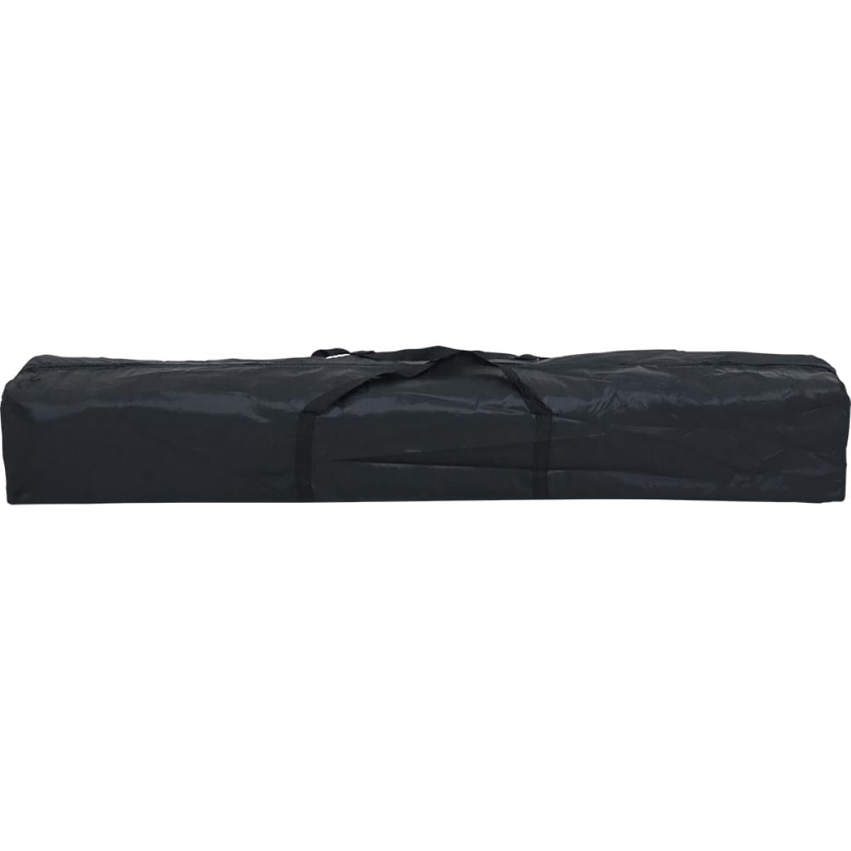 Tenda Gazebo Dobrável Pagoda 3m x 3m Preta Bel Proteção Solar FPS 60 Estrutura Aço Epóxi - Guimepa