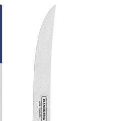 Faca Trinchante Tramontina Ultracorte 8 Polegadas Aço Inox Cabo Polipropileno Antimicrobiano Preto