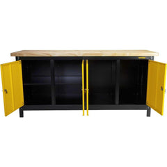 Bancada Fechada 200X92X60Cm 500Kgf 4 Portas Vonder 58512